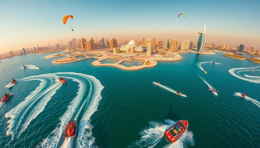 Water activities in Dubai