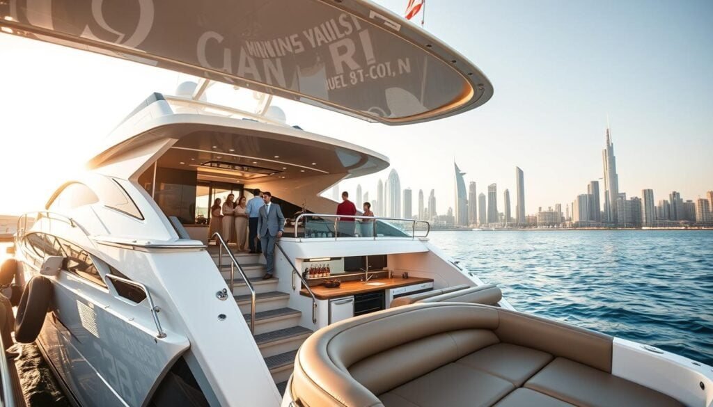 Private yacht in Dubai