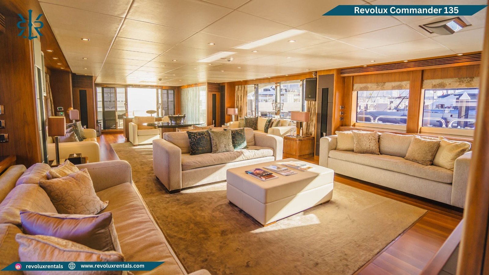 Revolux Commander 135 deck at golden hour