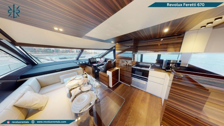 Revolux Feretti 670 yacht, photo 6 of 10
