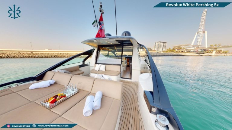 Revolux White Pershing 5x yacht, photo 4 of 8