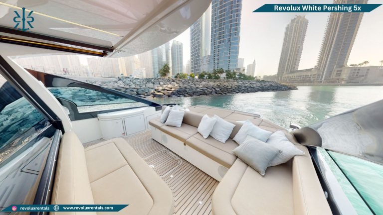 Revolux White Pershing 5x yacht, photo 5 of 8