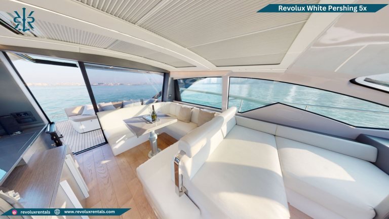 Revolux White Pershing 5x yacht, photo 6 of 8